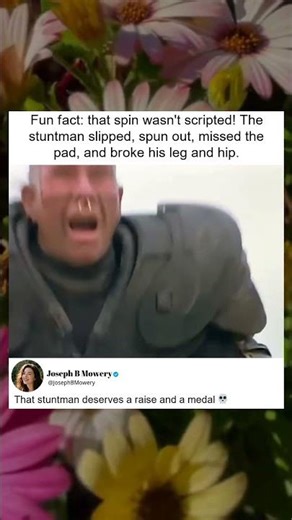 Stuntman's Accidental Spin Gone Wrong