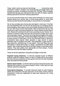 Degital in retail sales