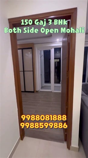3 BHK 69.90 Lac 150 Gaj Both Side Open Sec 123 Mohali/Subscribe YouTube Channel For Full Video