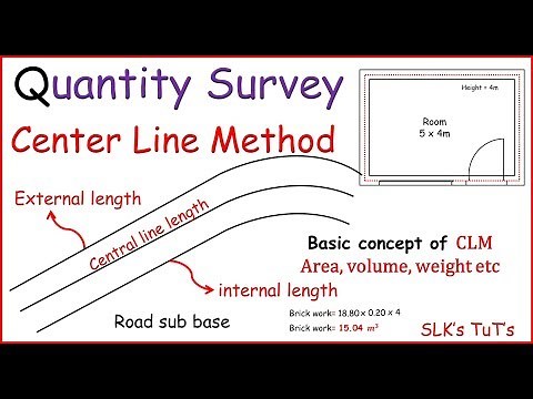 Quantity Survey: Center line method