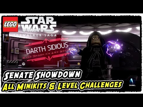 Lego Skywalker Saga Senate Showdown All Minikits and Level Challenges