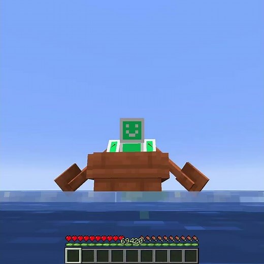 Frost Walker Boat in Minecraft