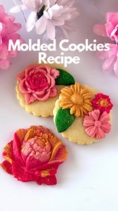 Molded Cookies Recipe. You asked so I’m delivering. Sound on! #cookies #cookierecipe #springflowers #bakingtips | Sophia Mya Cupcakes