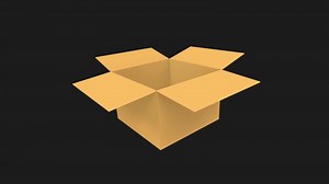 Download 3D Opening Cardboard Box Animation for free