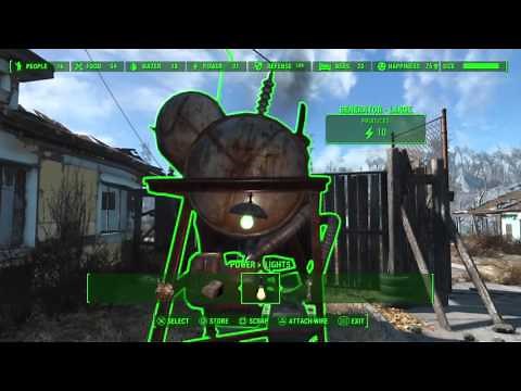Fallout 4 - Settlement Tips - How to Set Up Power, Generators, Power Conduits, and More