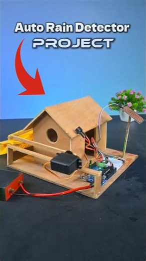 Automatic Rain Detector 🌧️ | Arduino Rain Sensor Alarm DIY #viral #sorts #Arduino #RainSensor