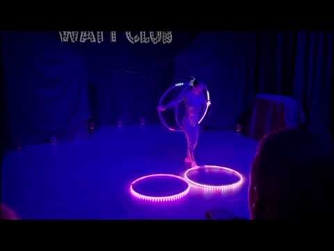 LED HULA HOOP ACT for Hundred Watt Club by KATY KARTWHEEL
