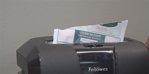 Shred outdated documents for free