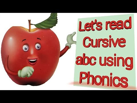 Cursive small letters with Phonics | abc For Kids | small abcd | Sounds of Alphabet | Kids