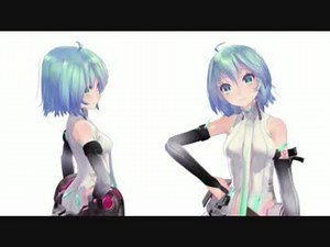 【MMD】Tdaシスターズ Tda式初音ミク　ショート髪Append衣装 モデル配布