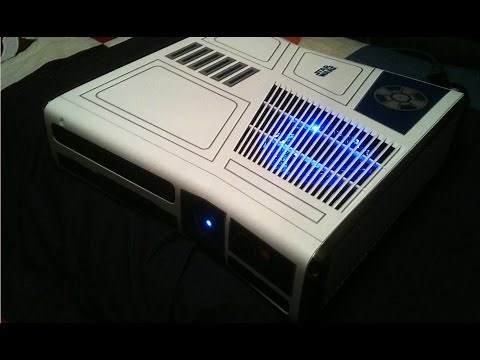 Limited Edition R2D2 Xbox 360 Slim Console with Custom LEDs