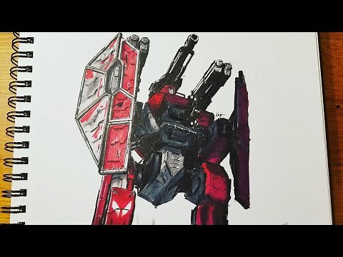Drawing ARTHUR Titan from War Robots