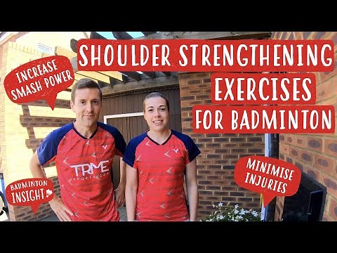 SHOULDER STRENGTHENING EXERCISES FOR BADMINTON | 'At Home Badminton Training'