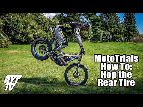 MotoTrials How To: Hop the Rear Tire / Nose Wheelies with Pat Smage