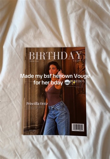 Create Your Own Vogue Magazine Template for Birthdays