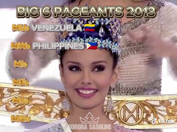 Exploring the Big 6 Beauty Pageants of 2013