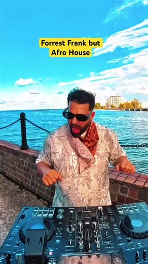 I played a remix of Forrest Frank in a public sidewalk #forrestfrank