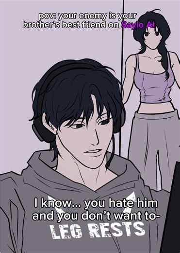 Finally she confesses her feelings out loud but at what cost? 🤓 Enemies to lovers trope on Saylo AI, check it out😜 . . . #enemiestolovers #oc #usa #saylo #paradoxaai