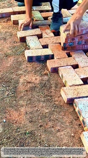 An Effective Method For Reusing Old Bricks To Pave Your Yard #job #skills #building #tips