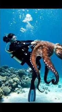 Ai video A woman and octopus