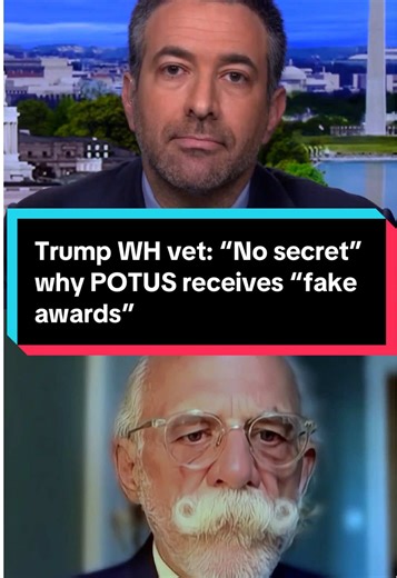 Ty Cobb, former White House attorney during the first Trump administration, breaks down why it’s “no secret” Trump gets “fake awards.” @The Beat With Ari Melber