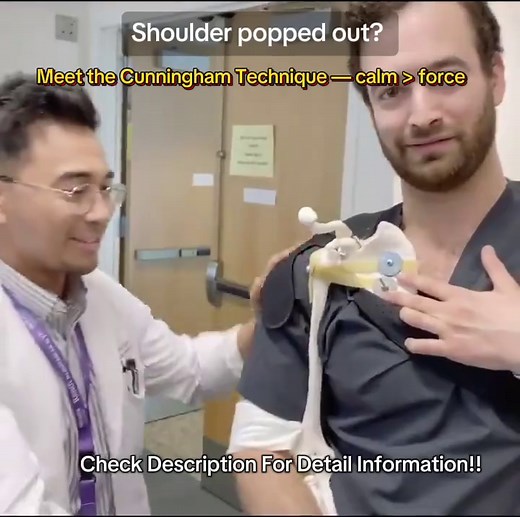 Cunningham Technique for Anterior Shoulder Dislocation