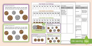 Coin Number Line Challenge Pack