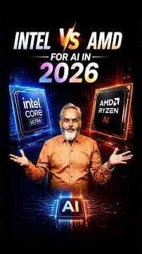 Intel vs AMD for AI 🔥 2026 Me AI PC Ke Liye Kaunsa Processor Best Hai?