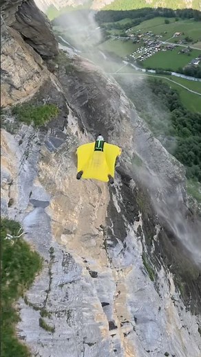 Wingsuit Flight | Smashing Through a Waterfall