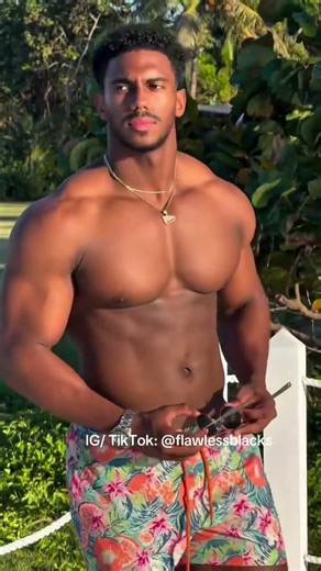 From Model to Muscle – Man Showing Off His Shredded Bodies - Flawlessblacks #aesthetic #fitness