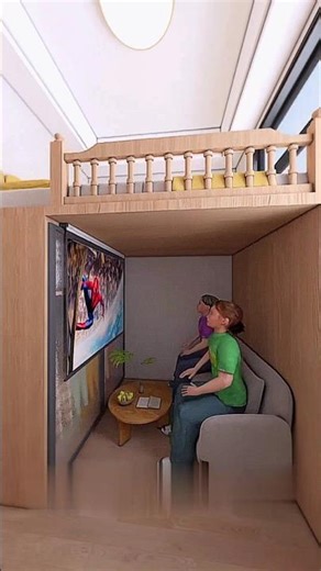 The wise father built a luxury bedroom for his son Golu || 3D animation || #funny #viral