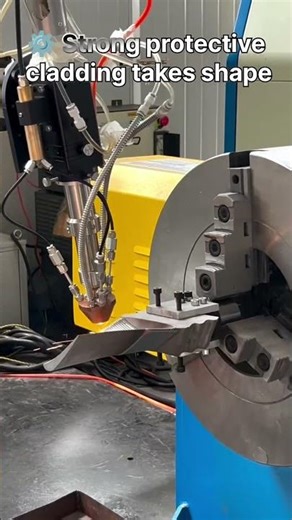 🧱🔥 Iron Cladding Process | Strength Meets Protection🎯#IronCladding#MetalCladding#SurfaceEngineering