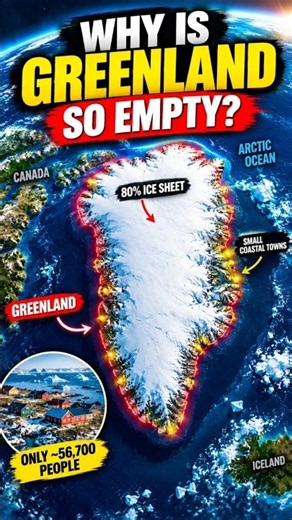 Why Does Almost Nobody Live in Greenland? 🧊