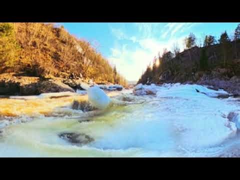 Spring Ice Drift on Gaula River | Norway VR360 8K