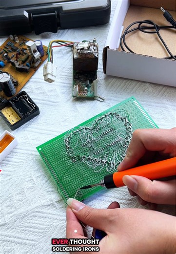 Guess How Portable It Is? LCD Display USB Powered - Fits in Your Pencil Case! Game Changer Alert! #LCDSolderingIron #EverydayCarry #ViraTools #TechTok#TikTokMadeMeBuylt