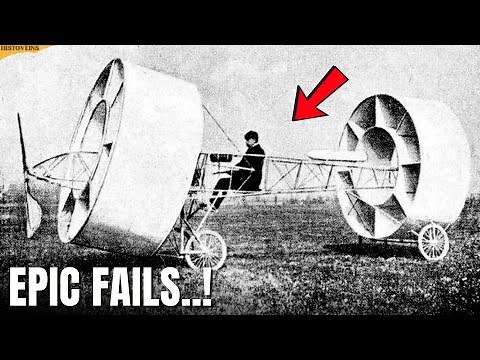 Man’s Early Flight Attempts Gone Wrong!