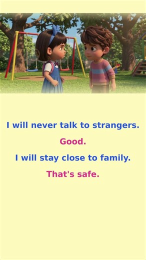 Be Brave & Say No to Strangers | english speaking practice | easy english