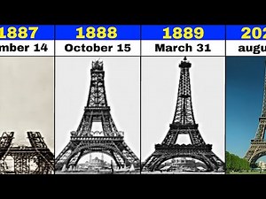 the evolution of the eiffel tower!