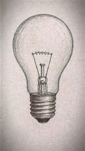 Electric lights Pencil Sketch #shorts #art #shortsfeed