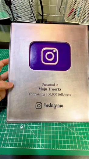 自作インスタ版銀の盾の制作方法