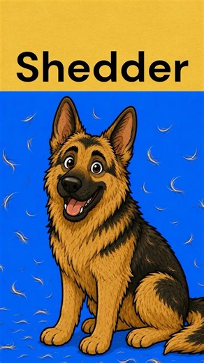 Limerick – Shedder #limericks #dogs #germanshepherd