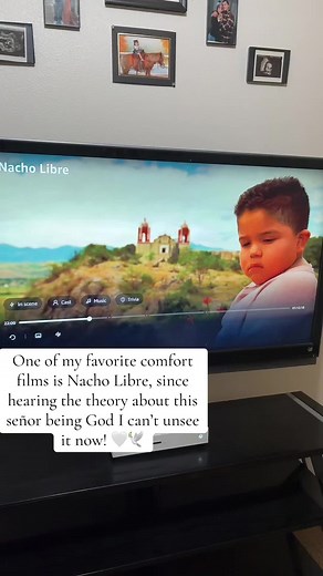 I always wondered what this man had to do with the plot 🤍 I choose to believe God was with him from the beginning #nacholibre #comfortfilm #fyp