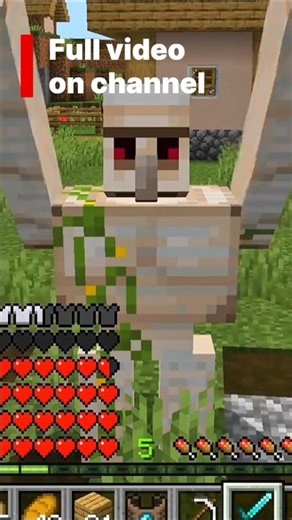 shape shifting in golam was crazy 😧 #minecraft #minecraftgameplay