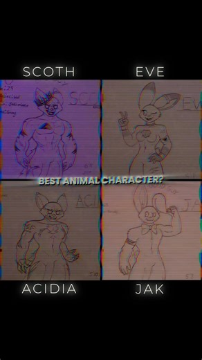 who's the best animal character? - smooth edit🔥🐺🐰 #hellfirecomics #random_gabe #comicbookcharacters