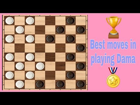 Best Techniques and Moves to win in Dama Game or Checkers