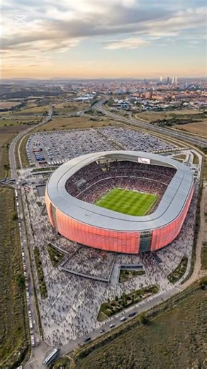 Sports Stadium Arena Construction | Cinematic Exterior Build From Raw Land #viralshorts #shorts