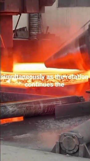 Extreme Forging Transformation | Small Billet to BIG Ring Rolling Gear Ring Forging