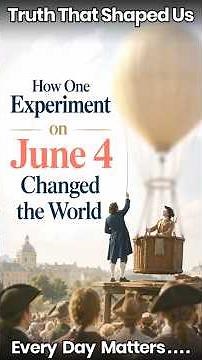 The Story of the First Flight(June 4, 1783)How Hot Air Balloons Gave Us Airplanes|Aviation, Airplane