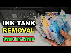 How to Remove Ink Tank from Epson EcoTank (ET-2400 / ET-2810 / L3250 & Similar Models)