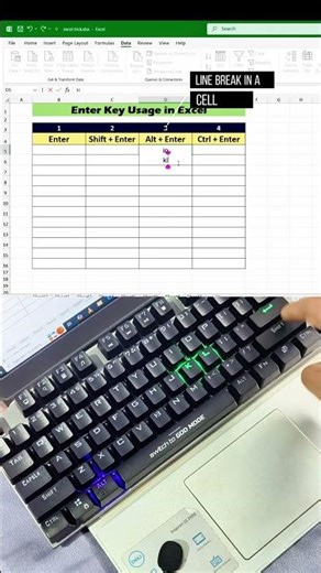 Master the ENTER Key in MS Excel – Hidden Tricks You Need to Know!#ExcelTips #ExcelShortcuts